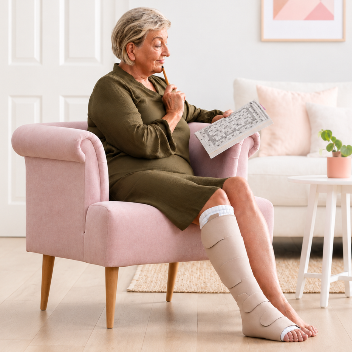 Compression therapy consultation for personalized medical garment recommendations